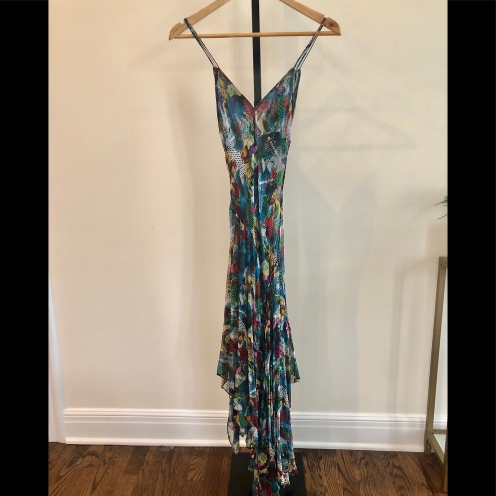 Diane von Furstenberg spaghetti strap silk dress